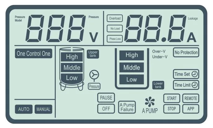 7.5kw Single Phase Electronic Borehole Pump Controller for Water Transfer